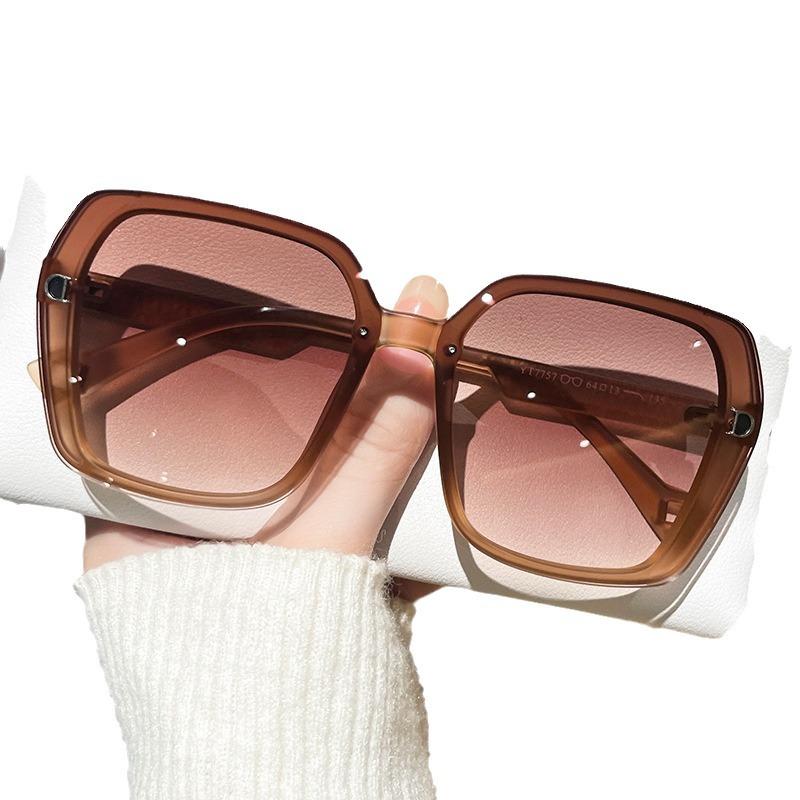 New Oversize Designer Women Sunglasses Luxury Brand Female Sun Glasses Square Unisex Glamour Eyewear UV400