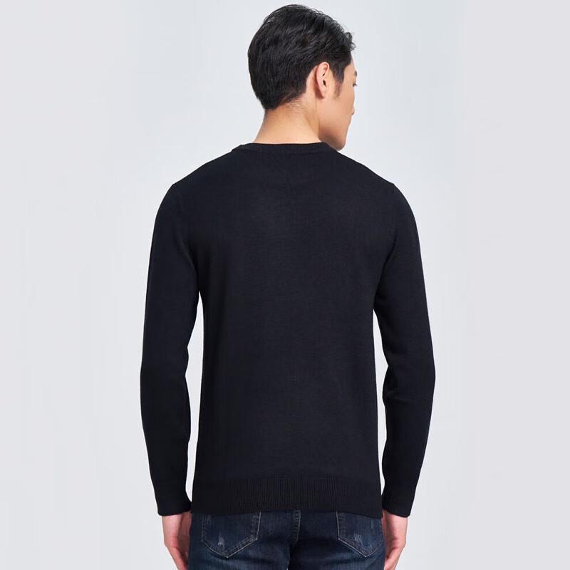 TRIES Men's Winter Solid Knitted Sweater