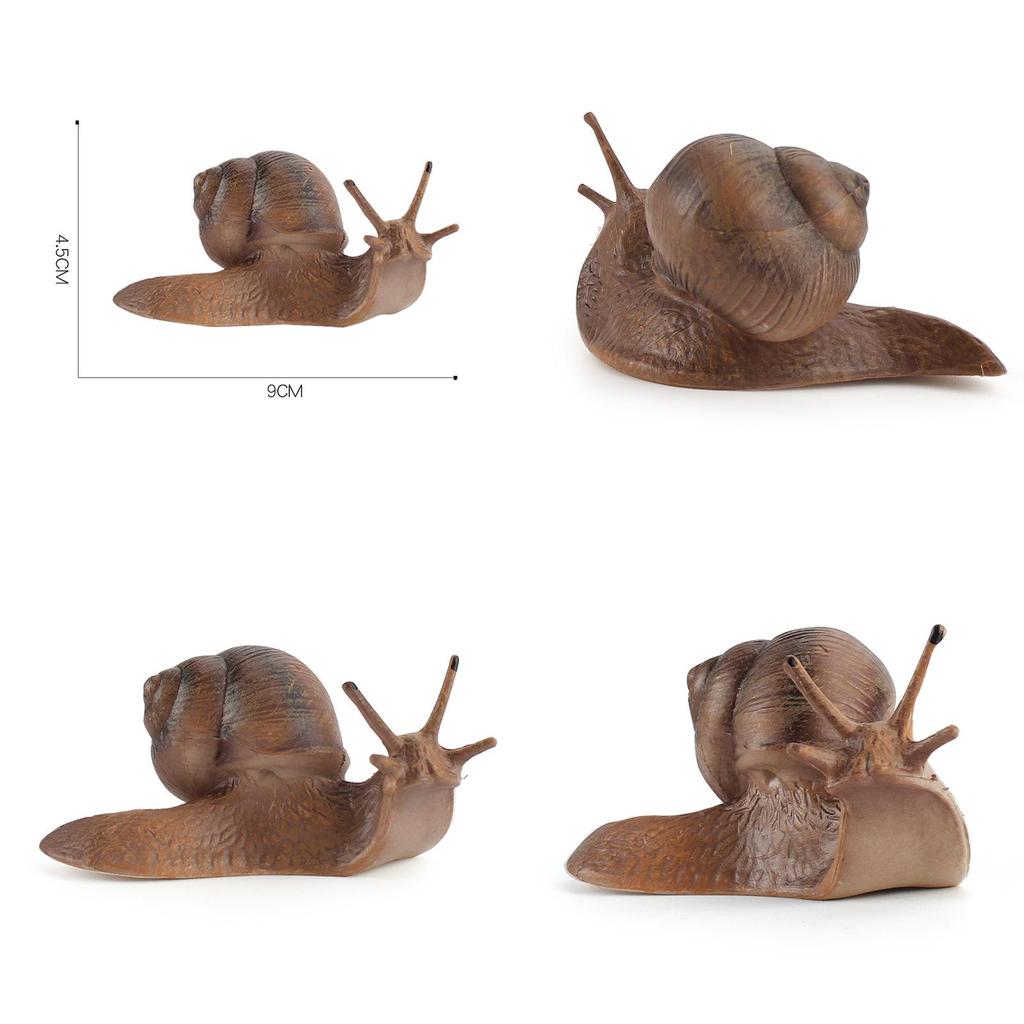 PVC-Schnecke Gartendekoration Realistisches Statisches Tiermodell Für Rasen Landschaftsgestaltung