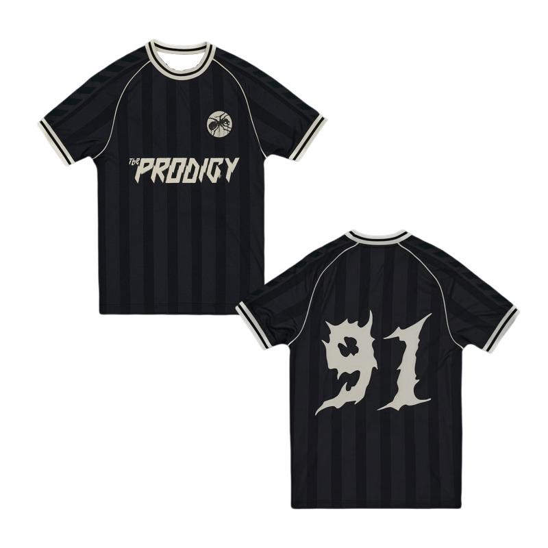 Maillot The Prodigy UK & Irlande Arena Tour 2026 pour Hommes Femmes Séchage Rapide Respirant Y2k Fan Sport Décontracté Manches Courtes T-shirt