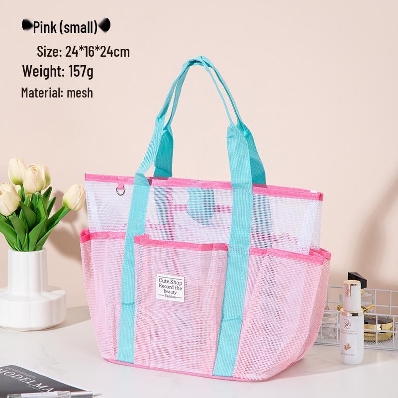 Women's Large Capacity Waterproof Multi-Pocket Mesh Makeup & Toiletry Travel Bag