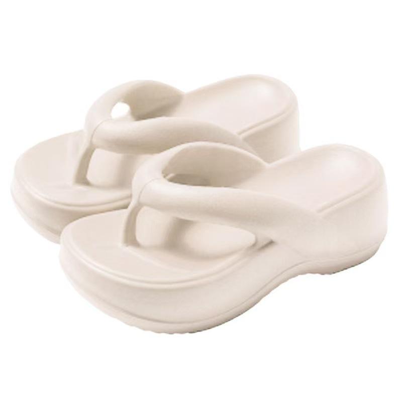 High-End Women's Herringbone Thick-Soled Summer Beach Slippers