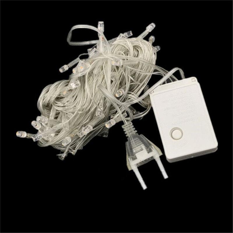 Outdoor LED String Lights Garland 10M Waterproof Fairy Light Festoon Lamp Wedding Party Holiday Gardening Decoration Light