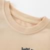 Boys' Long Sleeve Neck Sweatshirt with Animal Print for Fall Winter