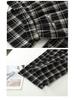 Women's High-Waisted Plaid Wide-Leg Pants - Spring Slimming Casual Drape Style