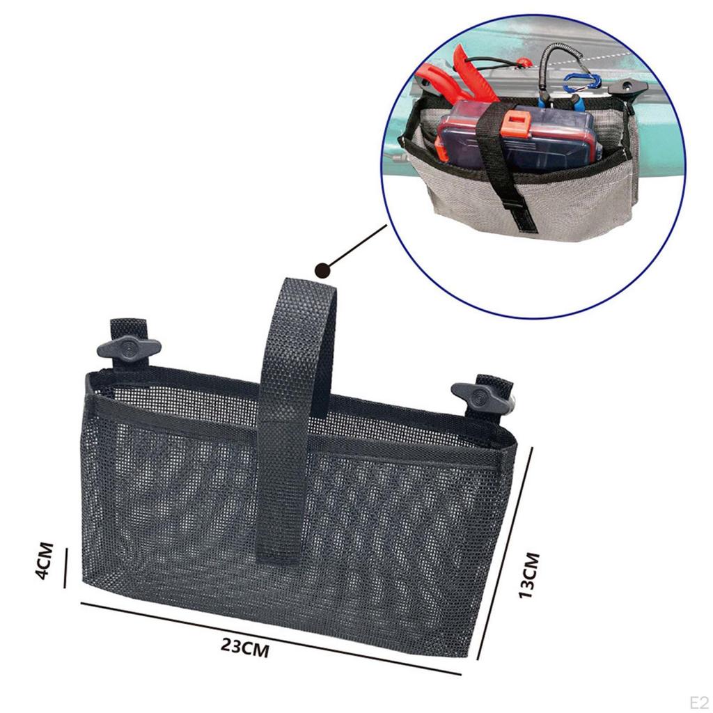 Kayak Mesh Bag Marine Boat Tools Storage Pouch Organizer Gear Accessories