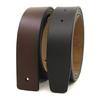 Modern No Closure Leather Belt Men Belt Buckleless Even Punch Hole All Day Comfortable Waistband for Formal Casual