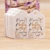100pcs  Merry Christmas Tags Kraft Paper Card Gift Label Tag DIY Hang Tags Gift Wrapping Decor Gift Card