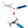 Drywall Outside Corner Bead Roller External Corner Applicator for Mud Squeezing Fit 1/2 Inch Threaded Extension Pole