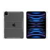 iPad Pro/Air/mini Tablet Protective Case with Pen Slot - Transparent White, Drop-proof, Stand Function