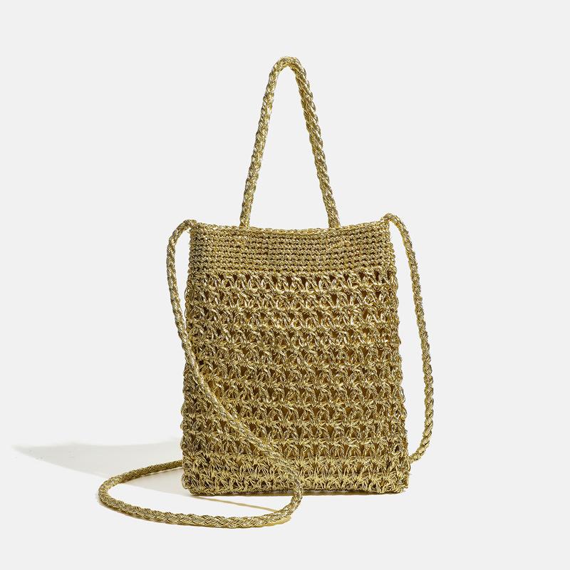 Small-scale Design Woven Handbags, Crossbody Woven Bag Woven Bucket Bag