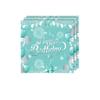 Tiffany Blue Birthday Party Decorations: Paper Plates, Flags, and Napkins