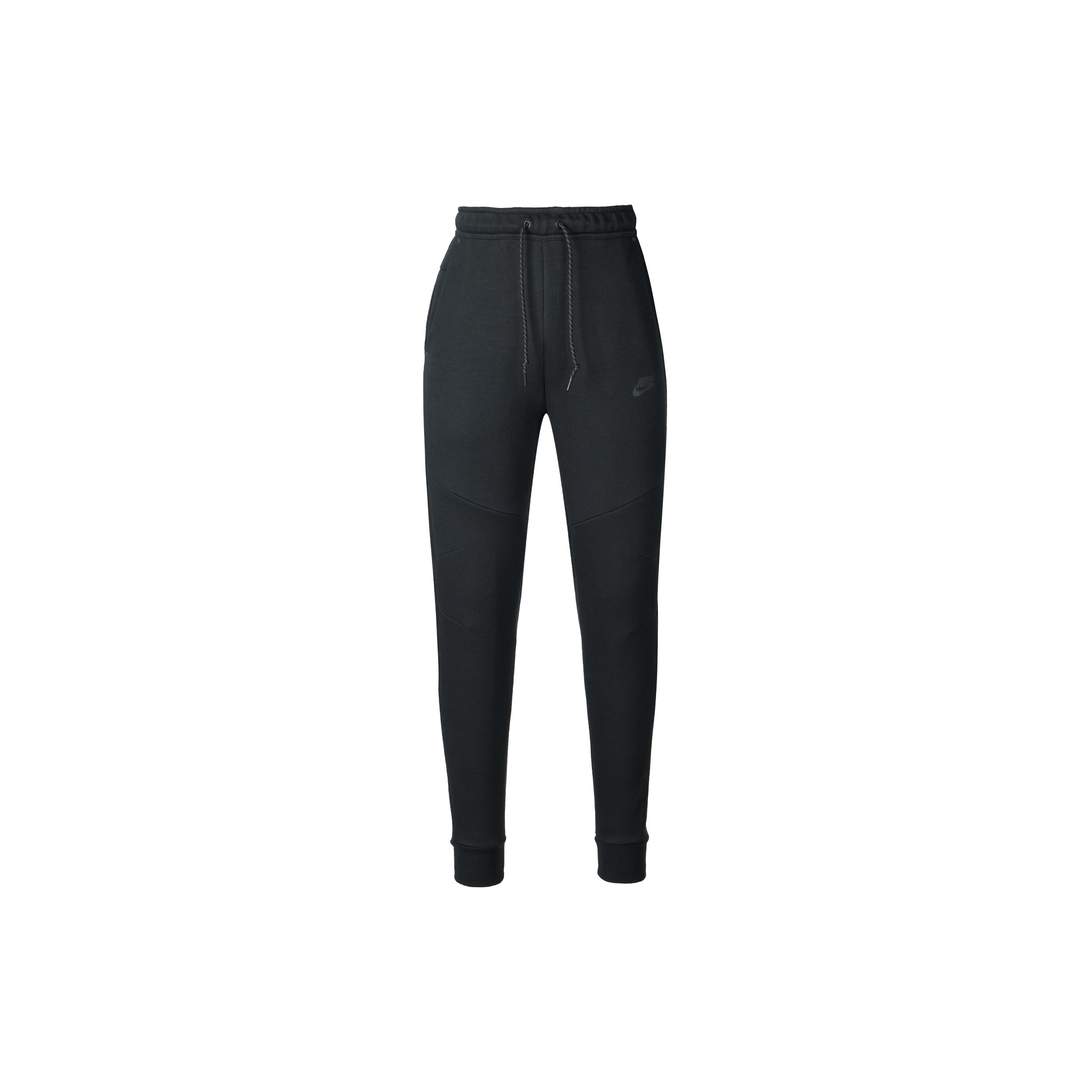 

Nike Solid Color Logo Print Lace-Up Slim Fit Tapered Retro Sport Splicing Knitted Pants Men bottoms Black HV0960-010 M