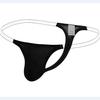 Men's Invisible Waistband Thong Bikini - Low Waist Tummy Thong Underwear