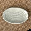 Oval Sushi Dish Japanese Ceramic Bone Plate Dinner Dishes Snack Ceramic Dinner Plates Dish Set Serving Dish Restaurant Supplies