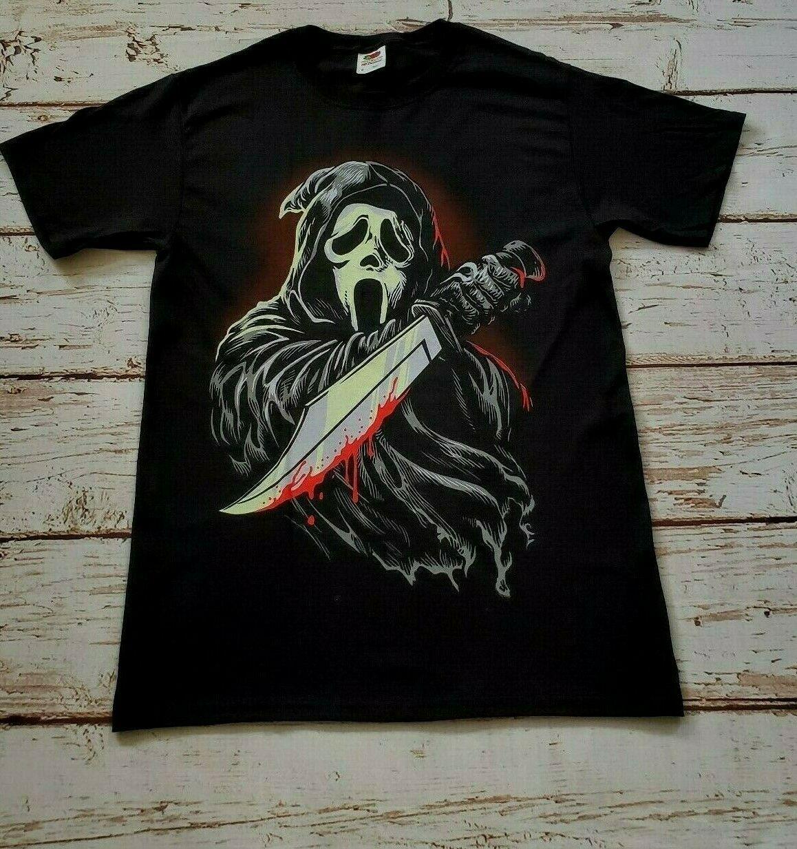 Ghost Satanic Panic Hombre Camiseta Negro S 100% Algodón Vorne Bedruckt Regular