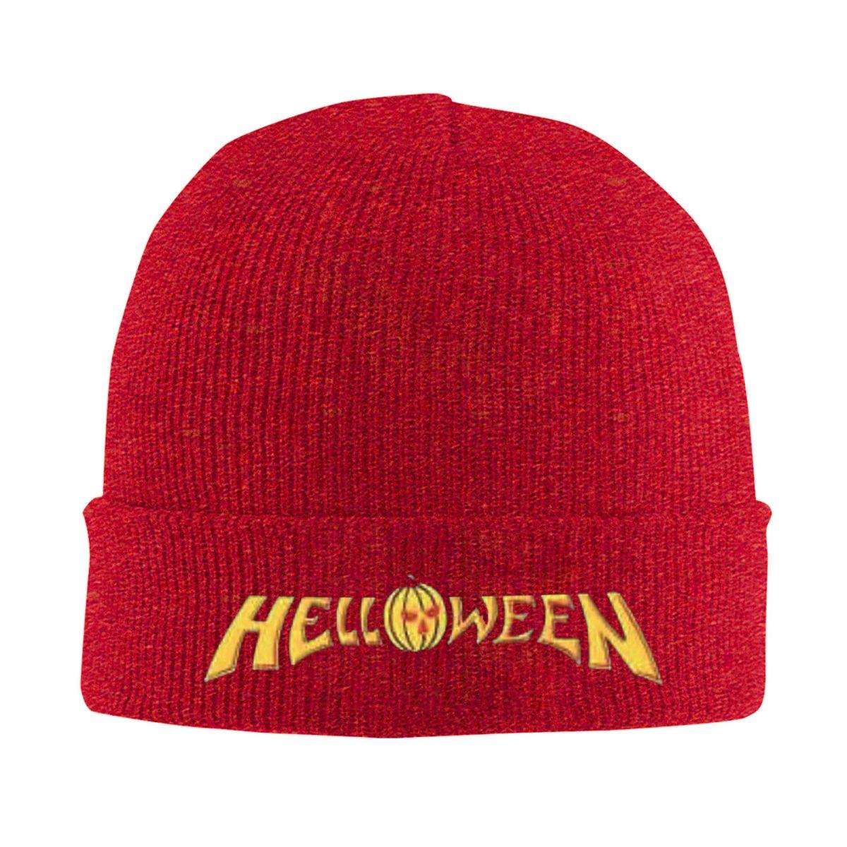

Helloween Rock Band Warm Knitted Cap Winter Knit Bonnet Hat Skullies Beanies Hip Hop Caps for Unisex One Size