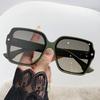 Square Frame Sunglasses INS Trend Korean Style Personalized Sun Glasses for Women Men Adult UV400 Eyewear