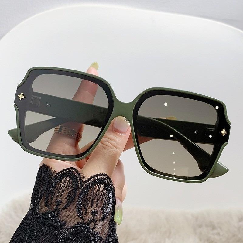 Square Frame Sunglasses INS Trend Korean Style Personalized Sun Glasses for Women Men Adult UV400 Eyewear