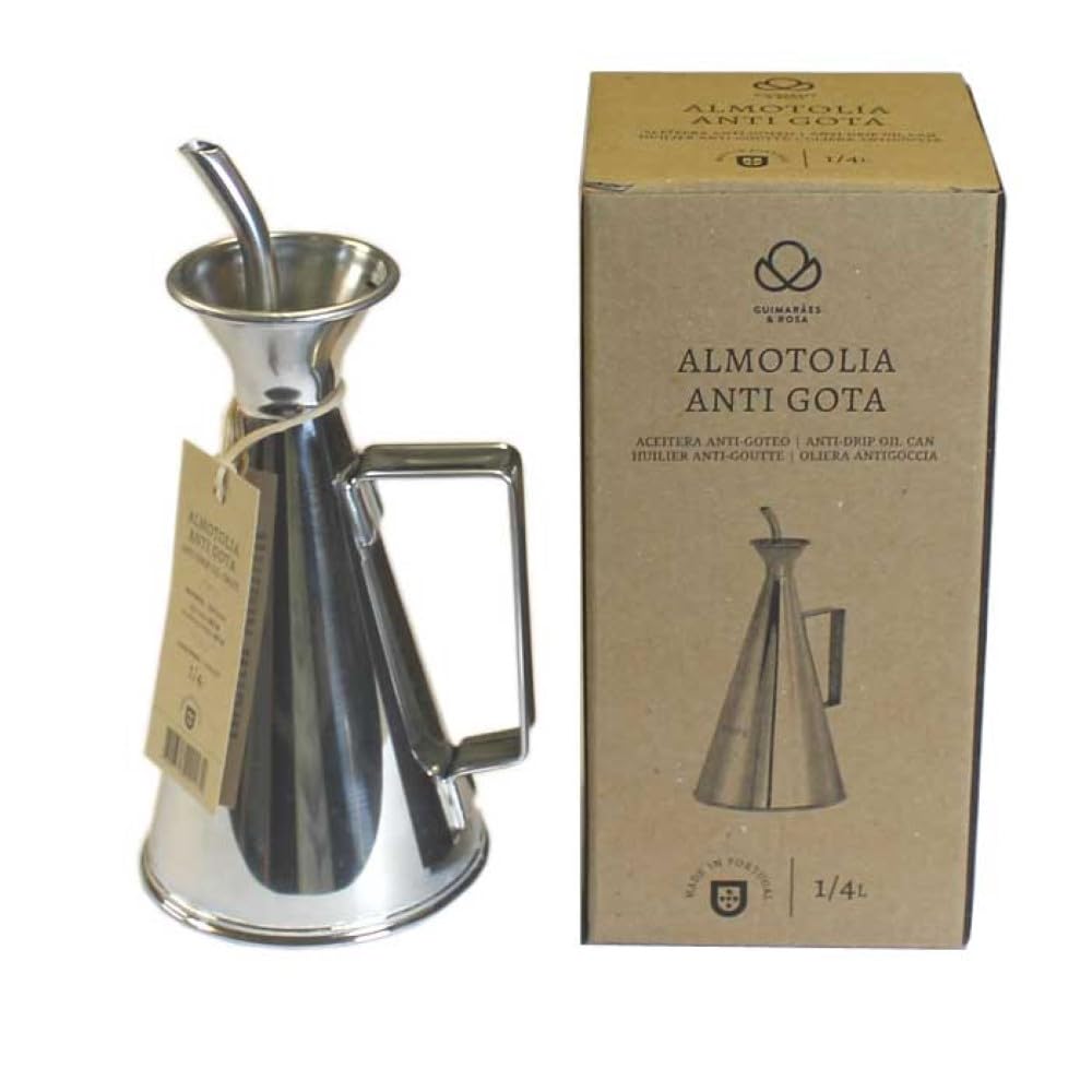 Guimarães y Rosa Oil Bottle, Stainless Steel, Olive Oil Bottle, 250ml, GUIREF2472