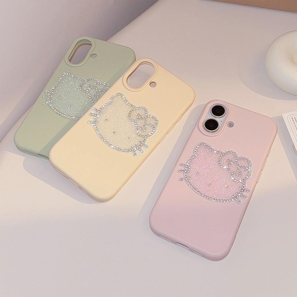 Funkelnde Katzen-iPhone Hülle für Apple iPhone 16, 17 und 18 Pro Max, Luxuriöses 3D Design, Sturzschutz