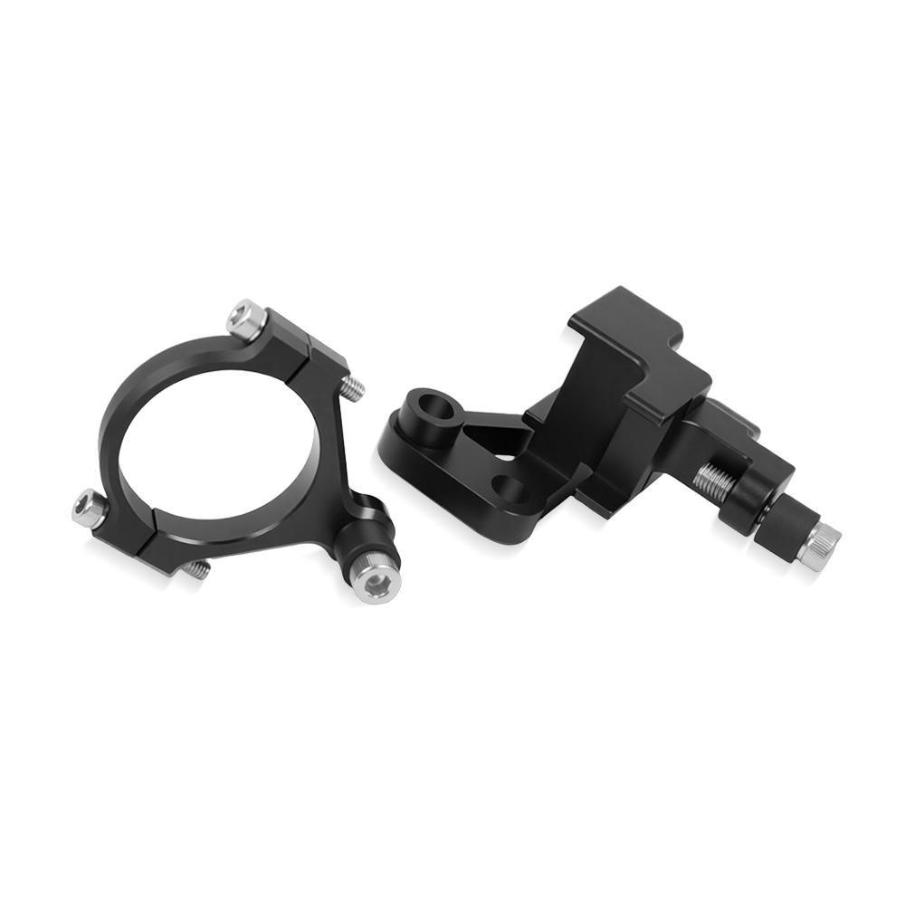 For Motorcycle Steering Damper Bracket Stabilizer Support Titanium Ruler Base Mounting Bracket TMAX 560 Tmax560 T Max 560