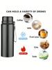 1L Thermische Wasserflasche Kalt- und Heißwasserflasche für Wasser Tee Kaffee Vakuumflaschen Edelstahlflasche