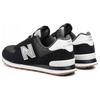 New Balance 574 Series Retro Jogging Shoes Black