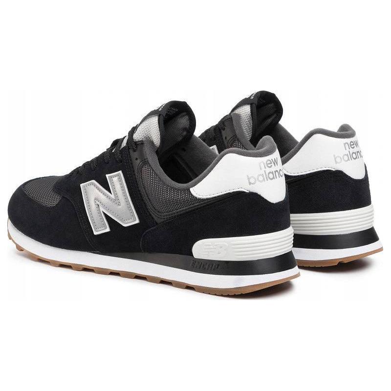 New Balance 574 Series Retro Jogging Shoes Black