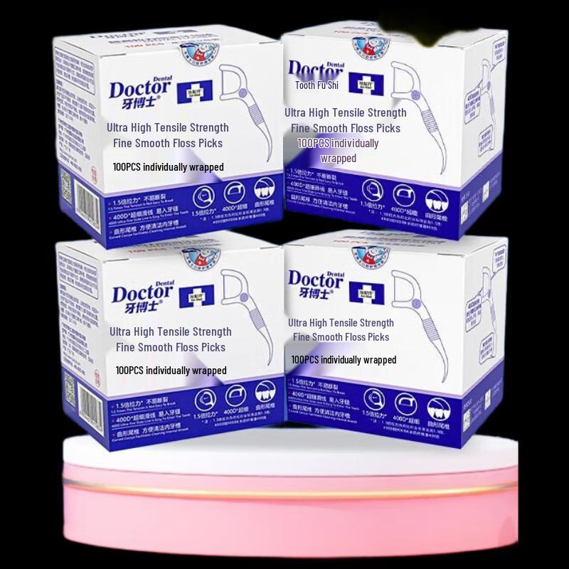 Dr. Dental SD Super High Tension Smooth Dental Floss Picks