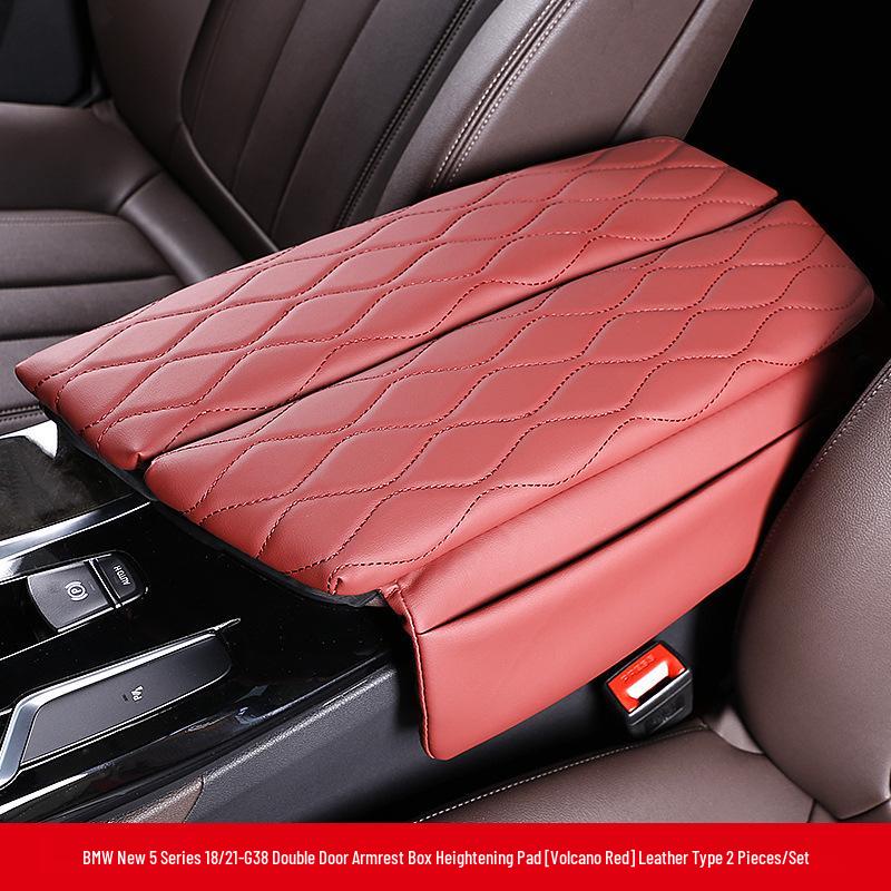 BMW 5 Series 18-23 Armrest Box Pad, Center Console Pad Cover for 6GT