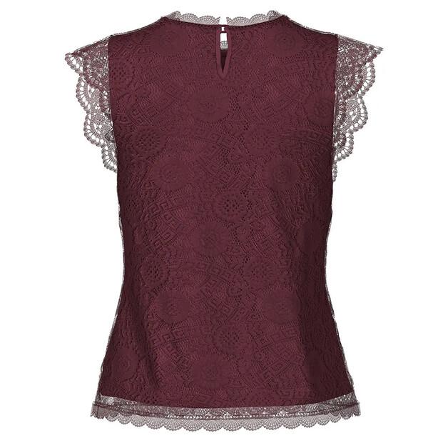 Pieces Olline Lace блузка без рукавов