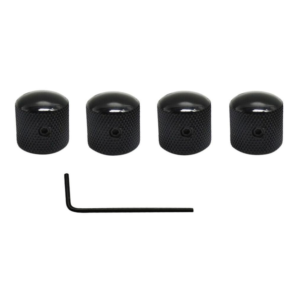 4 PCS New Metal Wrench Dome Knobs Guitar Parts Tone Control Knobs Electric Guitar Bass