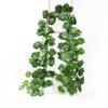 12PCS Plant Wall Artificial Plant Vine Green Hanging Garland Ivy Vine String  Wedding Decoration