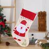 Santa Claus Large Candy Christmas Stocking Snowman Fireplace Christmas Stocking  Car