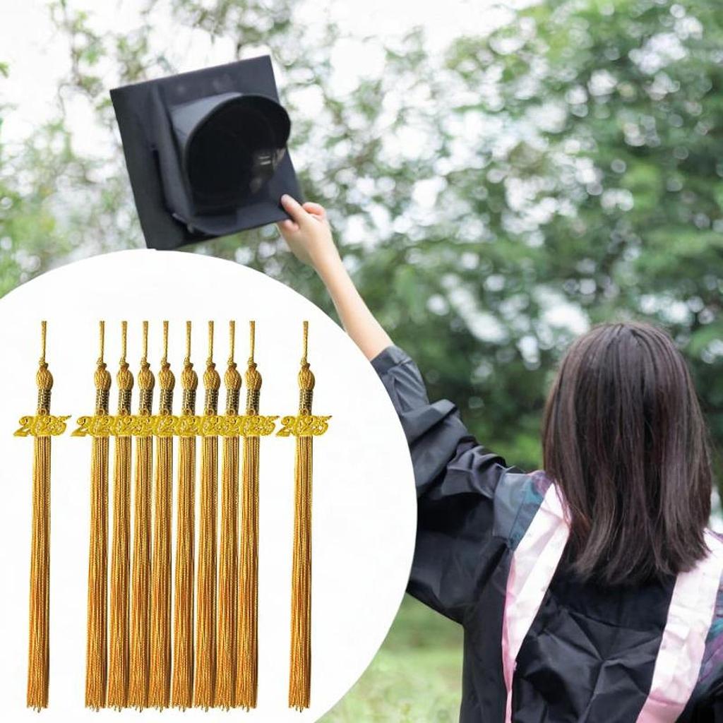 10 Pieces Conclusion Tassels Gift Decoration Party Accessories with Years of Charm