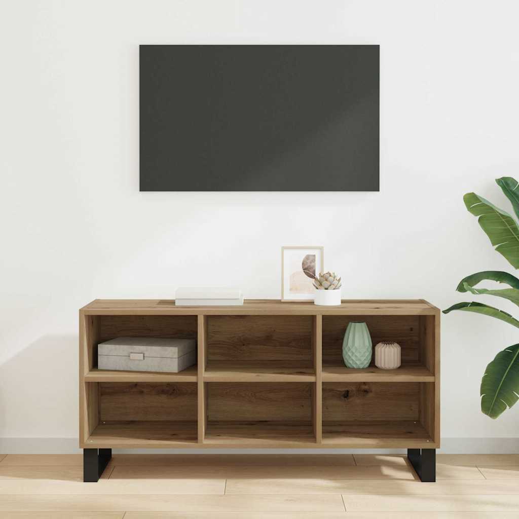 TV Stand Artisan Oak 103.5 x 30 x 50 cm Particleboard