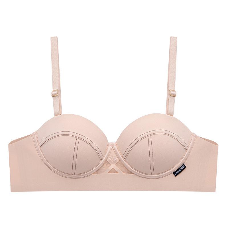 FallSweet Sutiã Sexy Push Up para Mulheres Sem Fio Confortável Bralette Meia Taça Sutiã Moda Lingerie Feminina 32Ato38AB