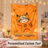 Custom Personalized Tapestry,Naruto Print Custom Name Text Wall Art Hanging for Bedroom