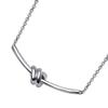 Knot Sterling Silver 925 [Lara Christie] Women's Necklace, Design, [BLACK Label]