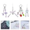 Five-Pointed Star Crystal Beads Tassels Acrylic Bowknot Shell Flower Pendant Tags for DIY Keychain Jewelry Making