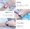 Wristwatch Girls Quartz Cute Casual Watch Round Face Diameter 28mm PU Leather Belt Japanese Movement Arabic Numeral Index Everyday Water-resistant