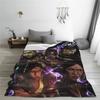 Sevika Arcane Movie Jinx Blankets Flannel Spring Autumn  Breathable Super Soft Throw Blankets for Home Couch Bedding Throws