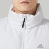 Adidas Three-Stripe Windproof Stand Collar Down Vest Men Outerwear White IS0369