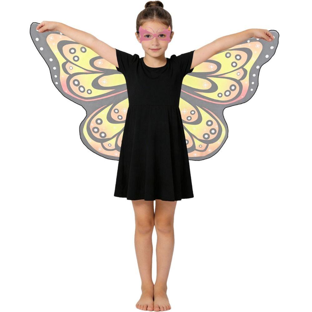 Cosplay Costume Cape Butterfly Fancy Dress Fairy Shawl  Party Accessories