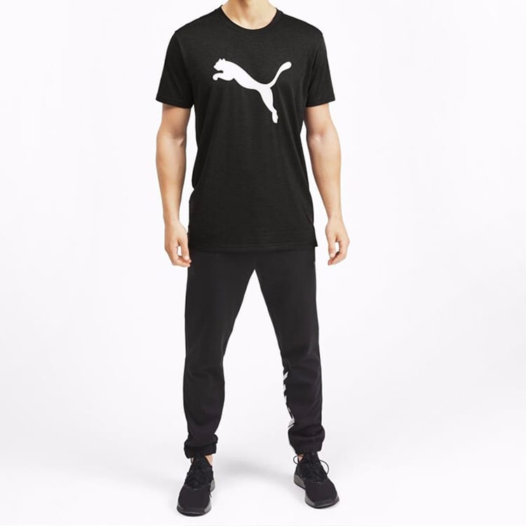 PUMA T Shirts Men's Crew Neck Moderate Straight Fit 518382-02