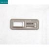 Fengyun T11 Silver Stainless Steel Trunk Switch Cover for Chery 25 Models.