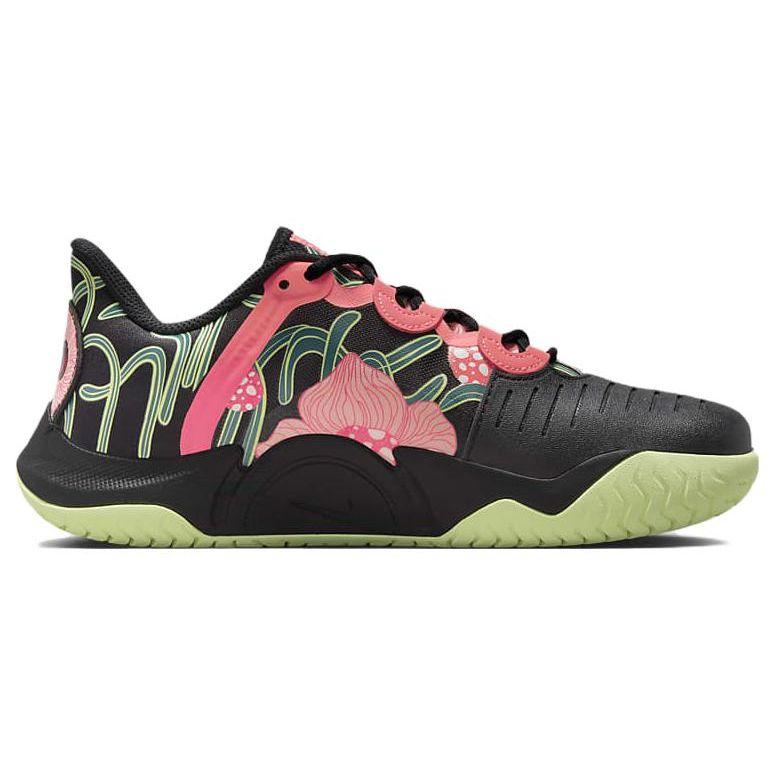 Naomi Osaka X  NikeCourt Air Zoom GP Turbo Premium HC Japanese Cherry Blossoms Women Sneakers Black Hot-Punch Pink-Bloom FJ2985-001