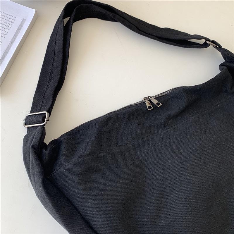 

Retro autumn and winter dumpling bag crossbody shoulder bag gender-free unisex large-capacity bag чорний