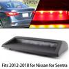 High 3rd Third Brake Stop Light Lamp For Nissan For Sentra 2012-2018 Black Replacement Part Brake Light Accessories